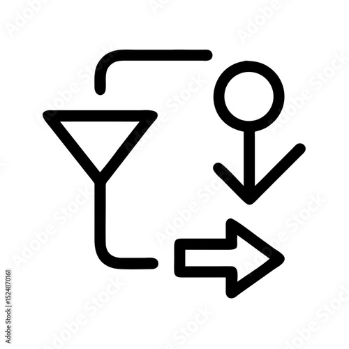 Business strategy & Customer Segmentation icons  Sales department, salesperson, prospect, conversion, sales report, marketing, sale funnel, lead generation, sales pitch and Solid, line vector icons 