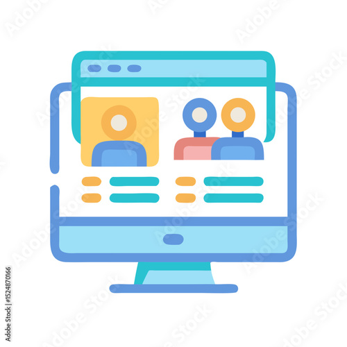 Business strategy & Customer Segmentation icons  Sales department, salesperson, prospect, conversion, sales report, marketing, sale funnel, lead generation, sales pitch and Solid, line vector icons 