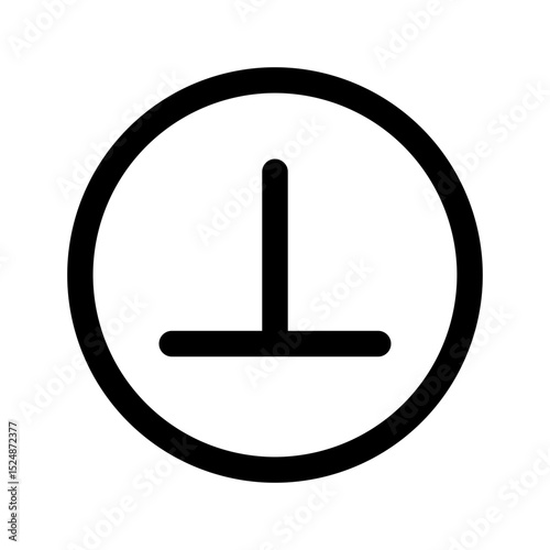 perpendicular line icon