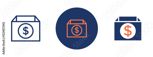 Set of 5 pixel perfect colored Benefits Package icon with 1 unexpanded, 1 silhouette, Icon showing a document with a heart and plus sign representing benefits.