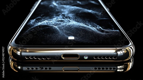 Smartphone display abstract pattern