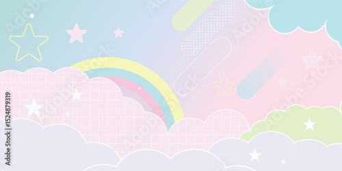 Dreamy Pastel Starry Sky Backgrounds Web graphics