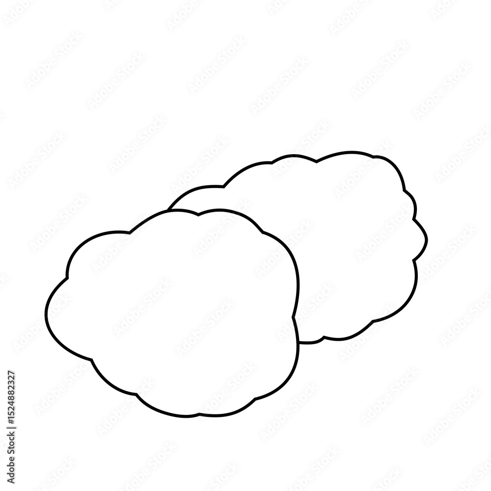 cloudy icon illustration cloudy icon illustration