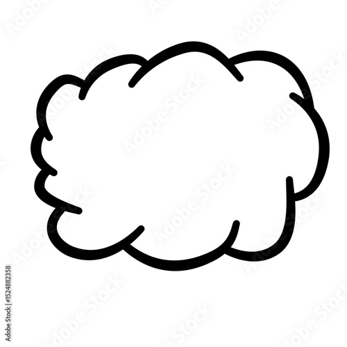 cloudy icon illustration