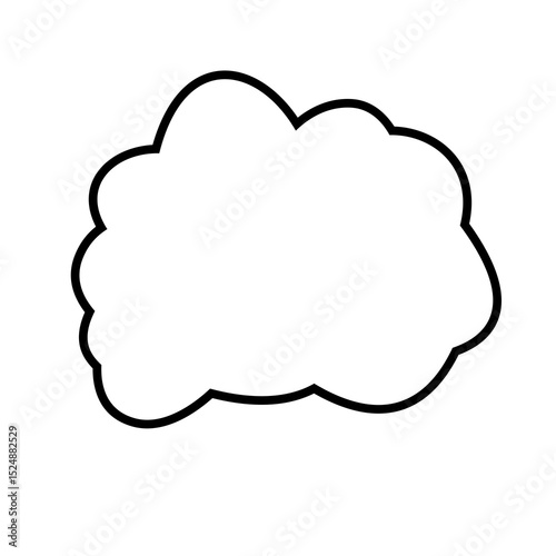 cloudy icon illustration