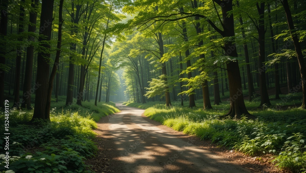 Serene Forest Path for Nature Walks and Relaxation Serene Forest Path for Nature Walks and Relaxation