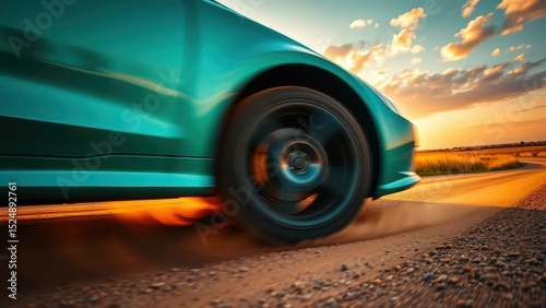 car on the road