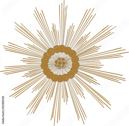 modern abstract wall ornament decoration design illustration vector sketch