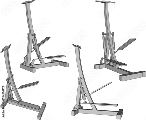 vector illustration design of fitness equipment to maintain body fitness