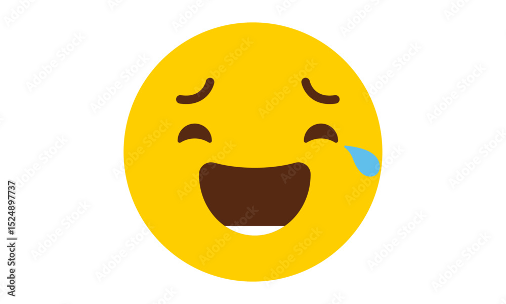 Fototapeta premium High quality emoticon isolated on a white background 