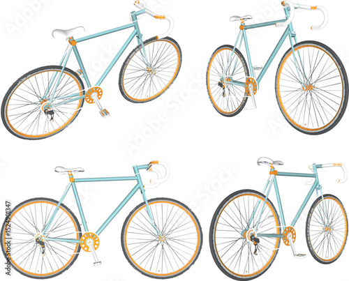 vector illustration design of transportation vehicle racing bike for championship race