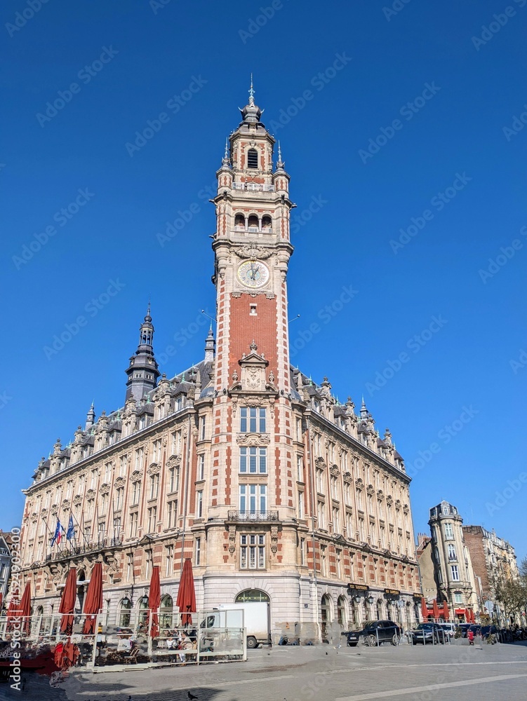 Fototapeta premium bell tower in Lille