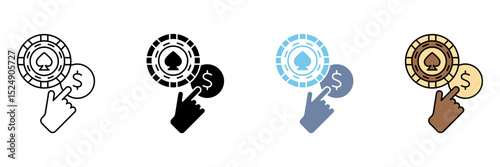 BET concept line icon. Simple element illustration.