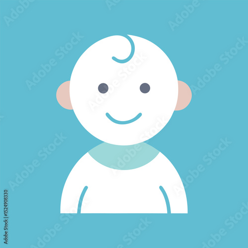 baby boy icon vector art