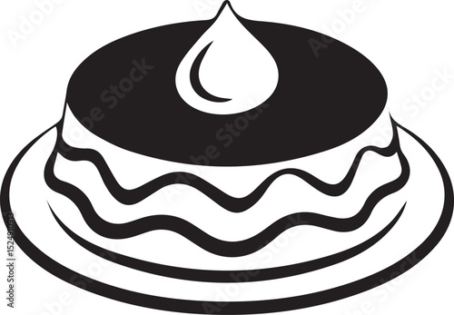 cake illustration, dessert silhouette, layered cake vector, birthday cake graphic, sweet treat shape, celebration cake art, wedding cake vector, pastry silhouette, icing cake design, chocolate cake il
