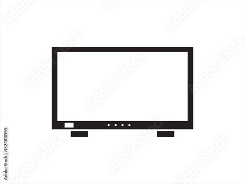 Display, Lcd, Led, Monitor, Screen, Tv icon vector isolated white