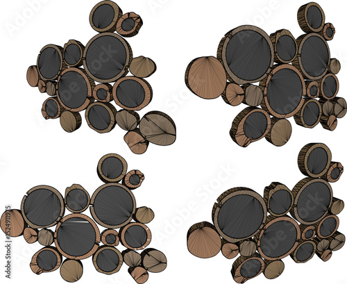 vector illustration of traditional ethnic ornament wall decoration design