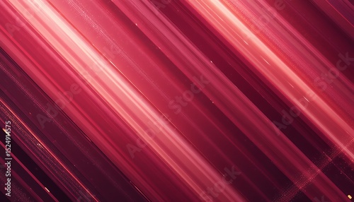 Abstract red and pink diagonal light streaks creating dynamic vibrant pattern