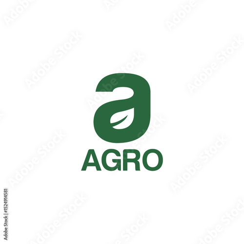 Agro Logo Simple Letter a
