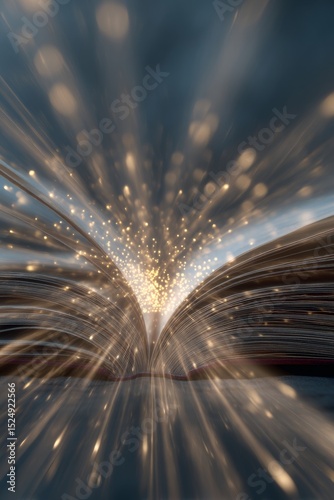 Light and Magic Emanate From an Open Book Capturing Imagination and Wonder