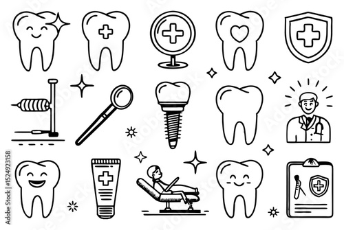 dental icons sets