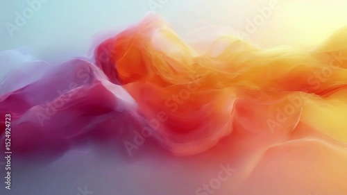 Abstract background with flowing shapes and calming tones, representing the protection and care offered by insurance