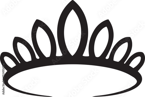 royal crown outline, king crown silhouette, queen tiara icon, elegant crown vector, regal headwear shape, royal accessory sketch, monarchy symbol art, luxury crown image, noble tiara silhouette