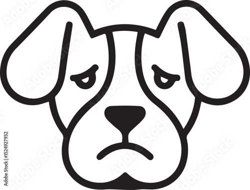 dog face silhouette, pet head outline, canine profile art, dog icon vector, puppy head clipart, domestic dog shape, silhouette of dog muzzle, hound head illustration, cartoon dog silhouette