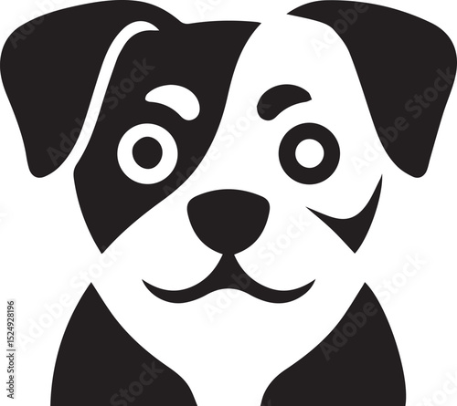 dog face silhouette, pet head outline, canine profile art, dog icon vector, puppy head clipart, domestic dog shape, silhouette of dog muzzle, hound head illustration, cartoon dog silhouette