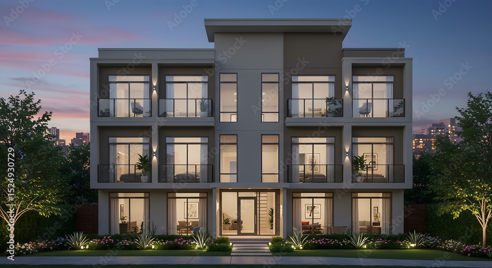 Fototapeta premium Modern Real Estate and Housing Development