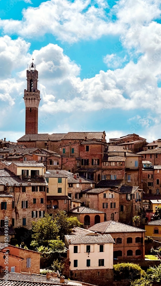 Obraz premium panoramic view of Siena, Tuscany, Italy