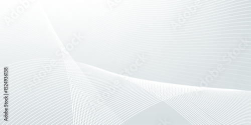 Abstract geometric white and gray color background. Vector, illustration.