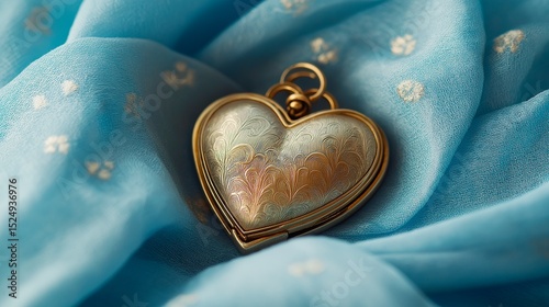 close up of vintage heart shaped clock