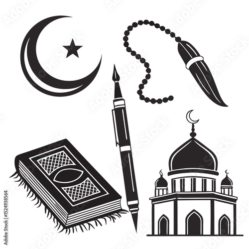 Islamic religious symbols and objects