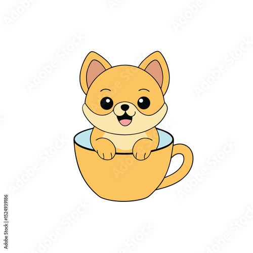 puppy in a teacup