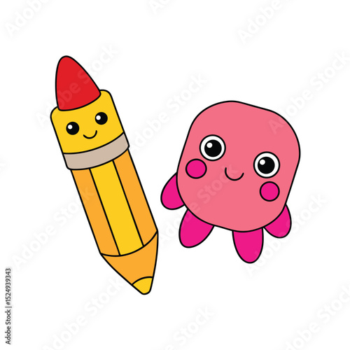 cartoon pencil cartoon