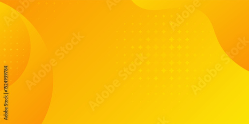Dynamic Abstract Orange Yellow Wavy Background