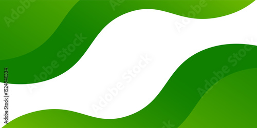 Green Wavy Pattern Background. modern trendy design in Vector illustration