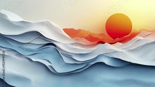Abstract background with geometric shapes and smooth gradients, symbolizing the precision and reliability of insurance policies