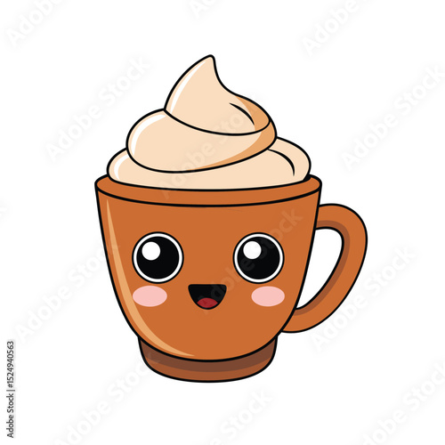 vector illustration of a tea pot