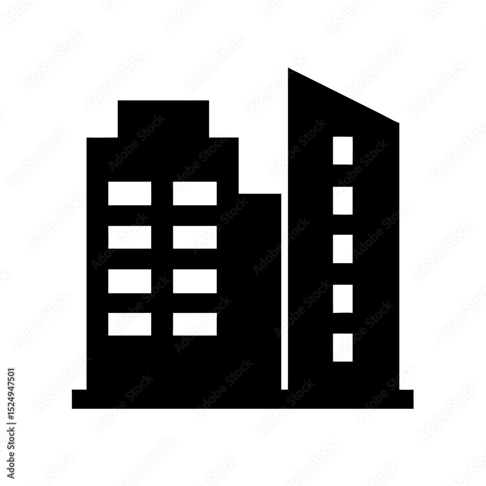 black and white building black and white building