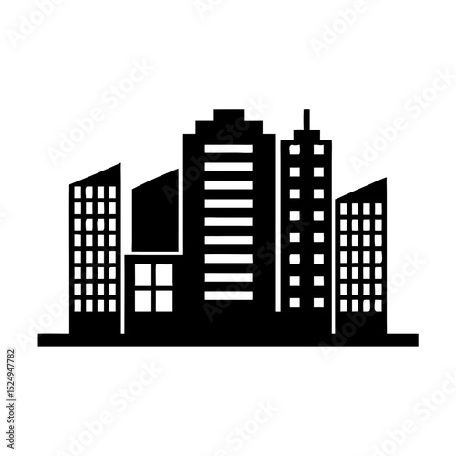city buildings vector illustration