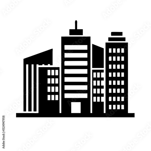 vector illustration of city buildings