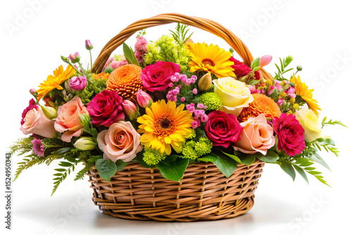 basket of flowers