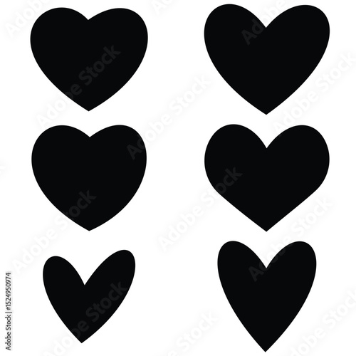 heart icons set 87