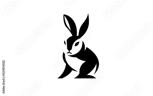 Black rabbit logo