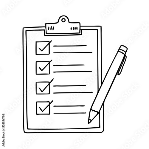 clipboard with checklist
