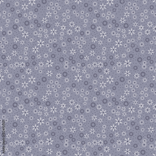 seamless geometrical floral pattern on background