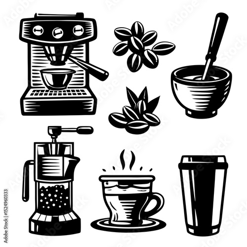 Coffee brewing methods espresso machine french press