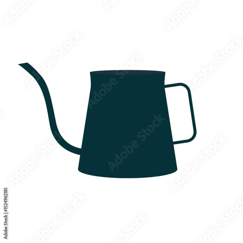 Navy Coffee Pod on White Background